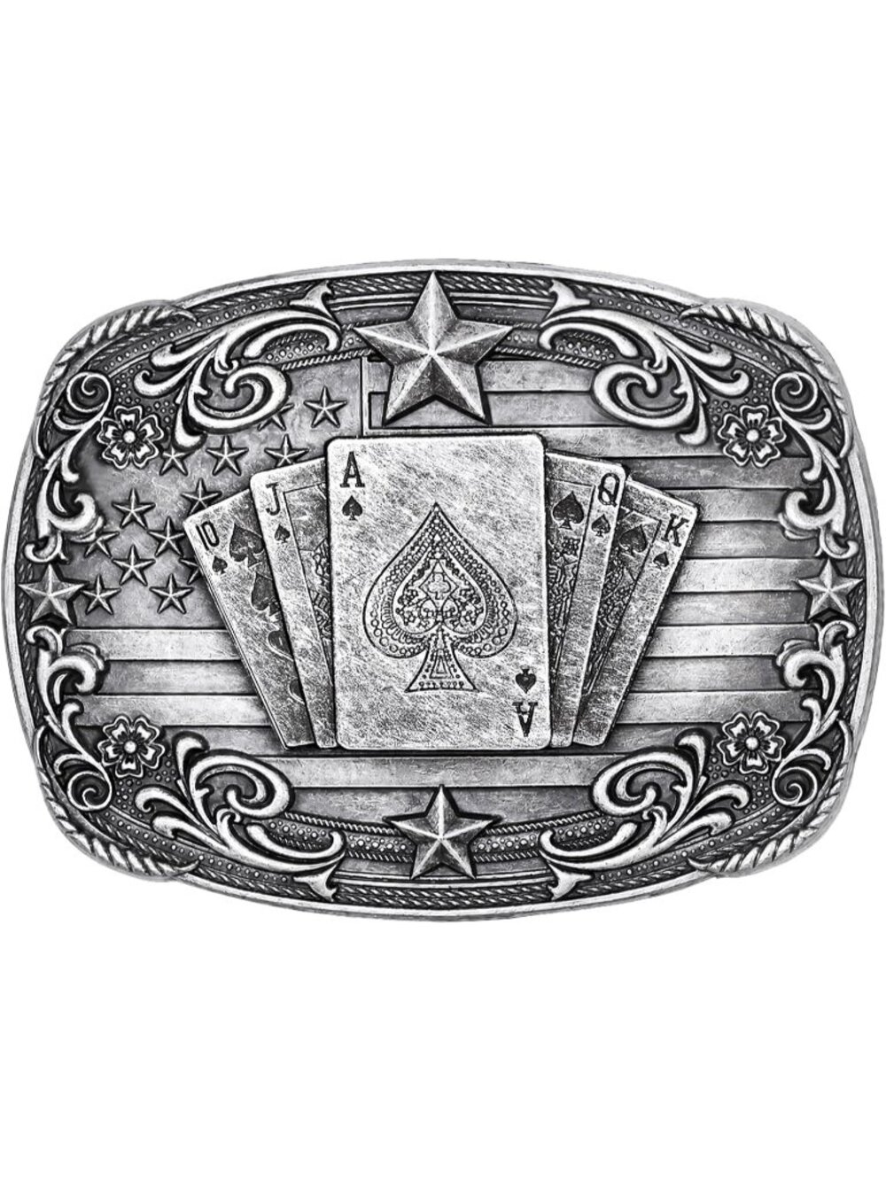 Men Bronze Goat Bull Cowboy Buckle Vintage Texas Rodeo Belt